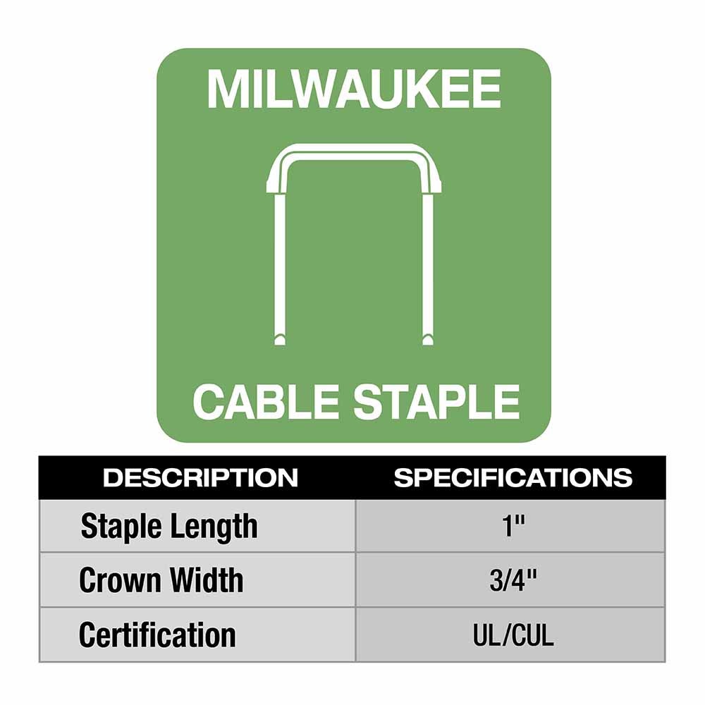 Milwaukee 2448-80 M12 Cable Stapler (Reconditioned) - 2