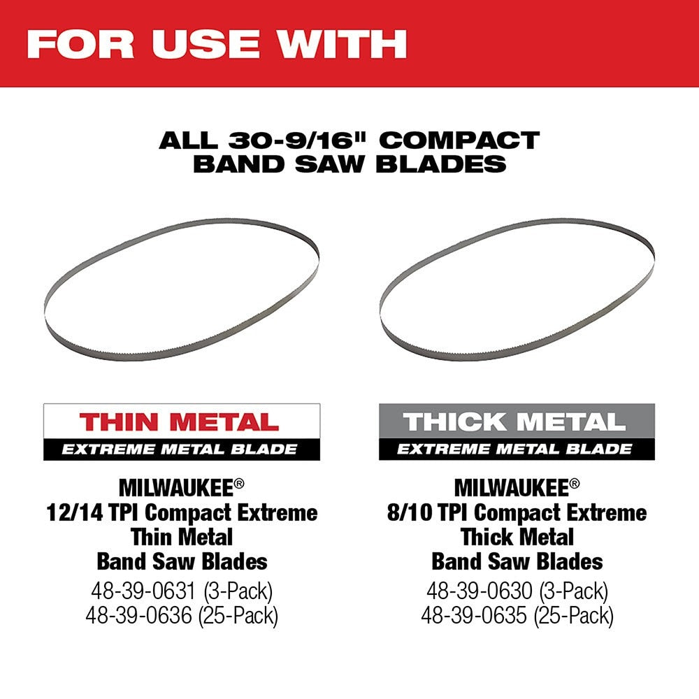 Milwaukee 2529-20 M12 FUEL Compact Band Saw -Tool Only 2-1/2" Cut Cap. - 9