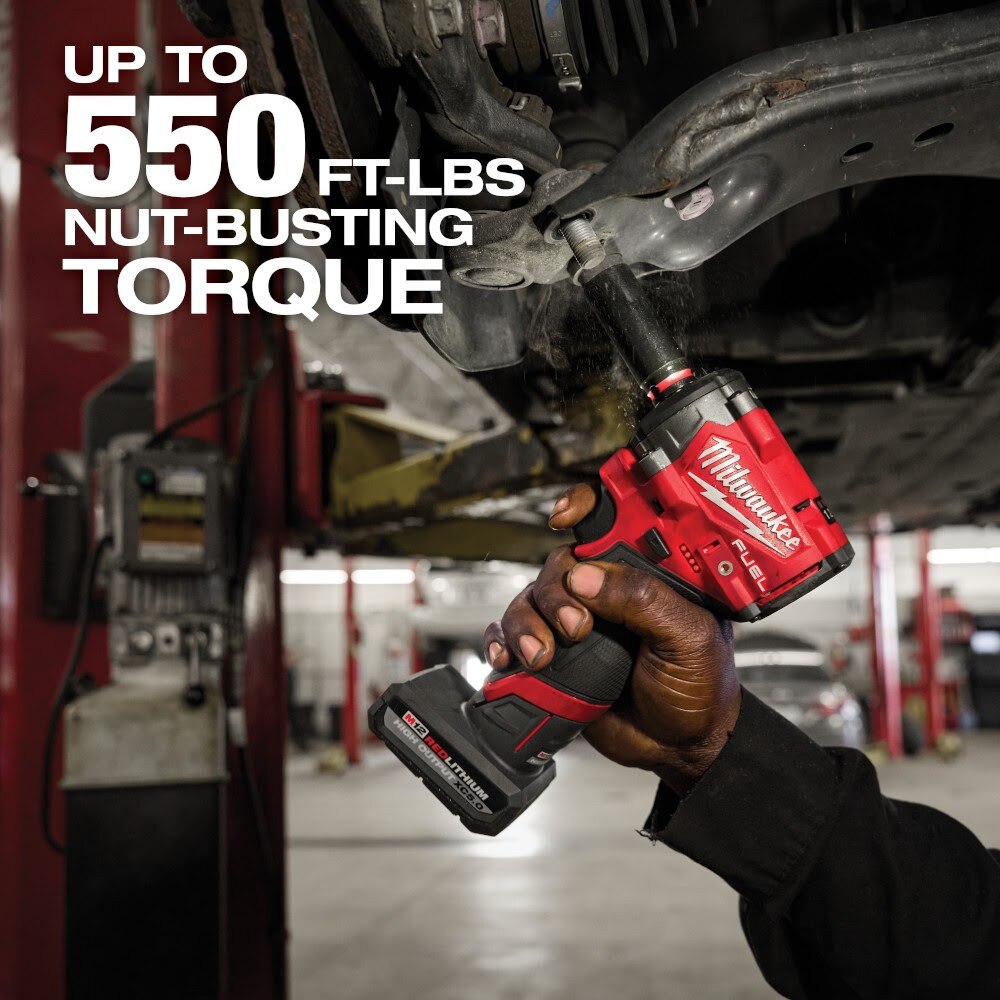 Milwaukee 2562-22 M12 FUEL Stubby 3/8" Impact Wrench Kit - 11