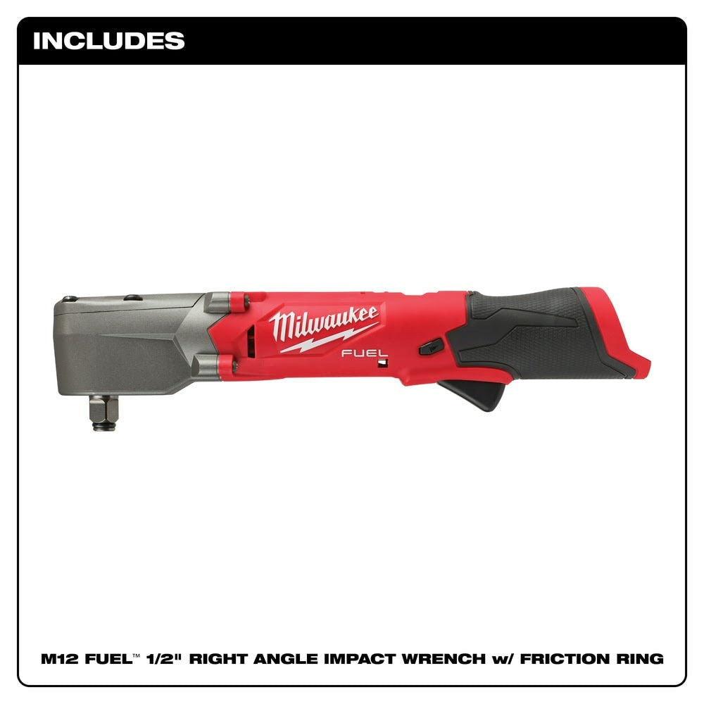Milwaukee 2565-20 M12 FUEL 1/2" Right Angle Impact Wrench (Bare Tool) - 2