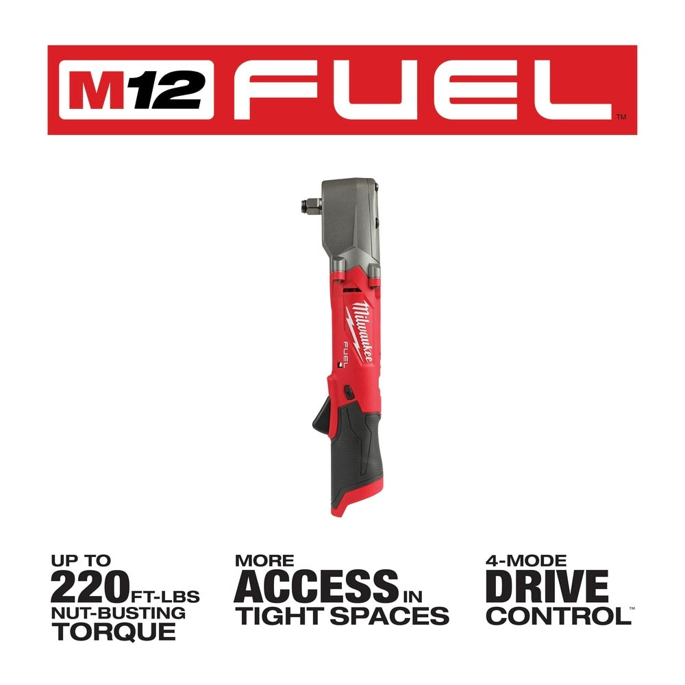 Milwaukee 2565-20 M12 FUEL 1/2" Right Angle Impact Wrench (Bare Tool) - 3