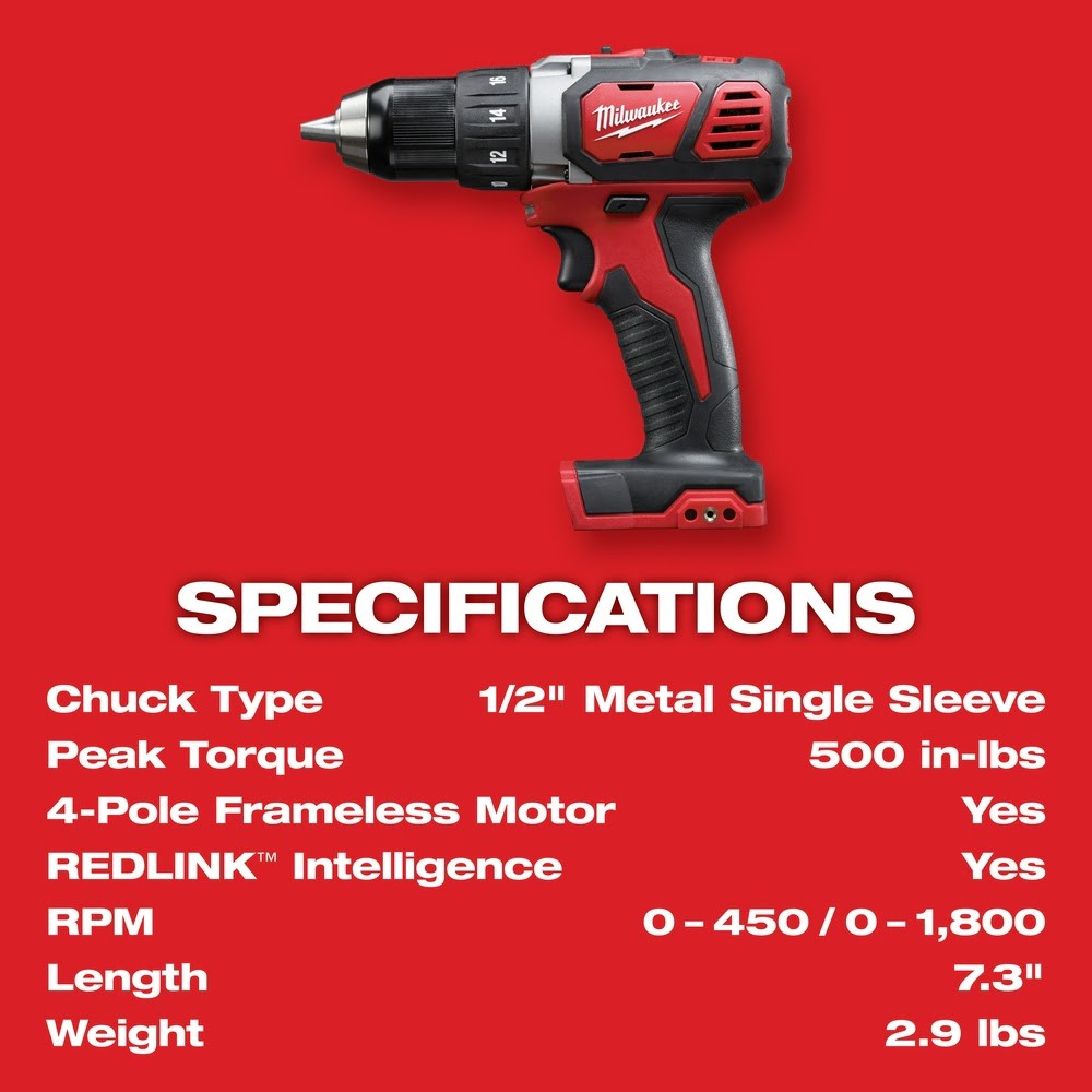 Milwaukee 2606-80 M18 1/2" Drill Driver Bare (Reconditioned) - 4