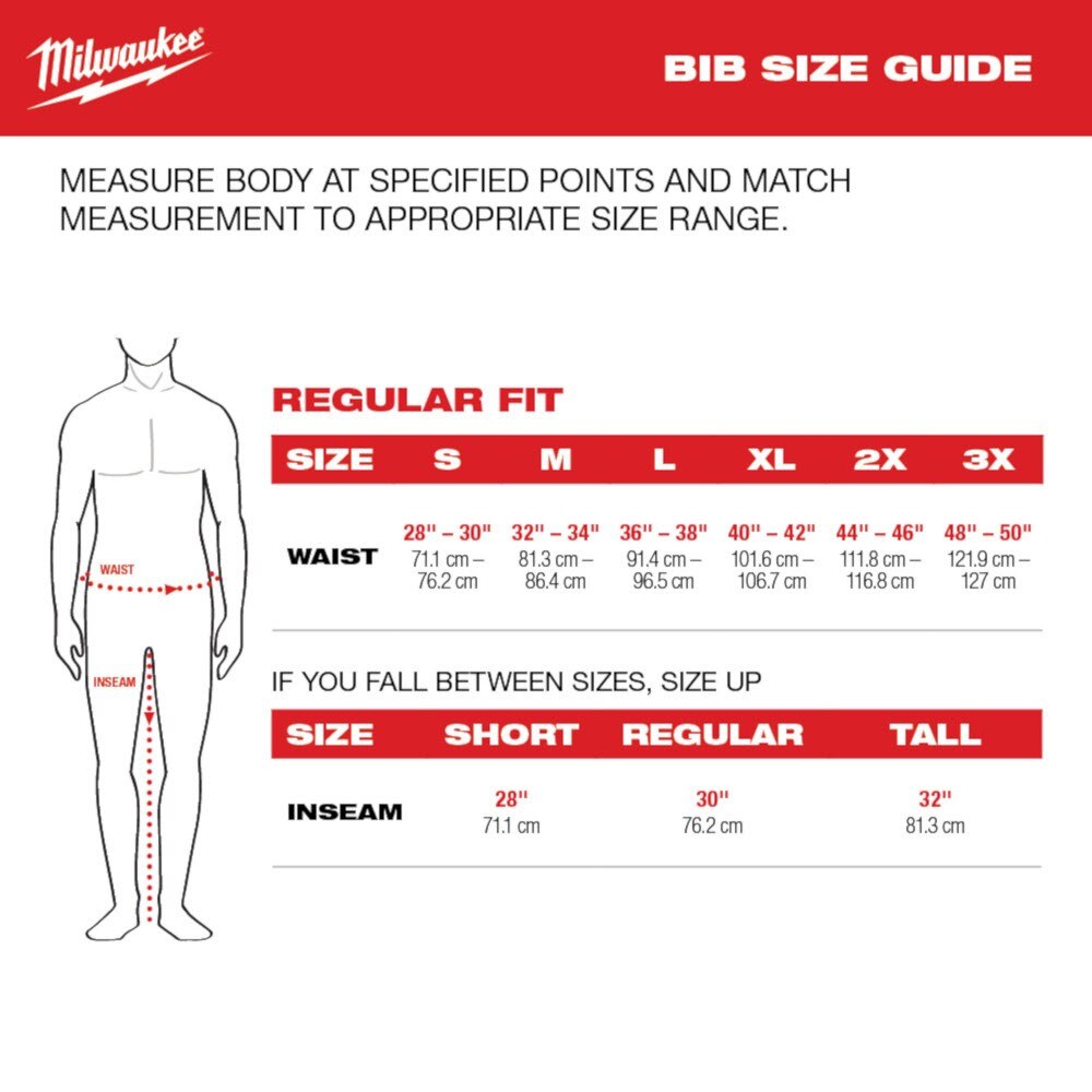 Milwaukee 262B FREEFLEX Insulated Bib Overalls - Black - 3