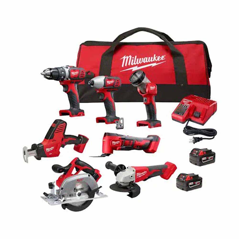 Milwaukee 2695-27SH M18 7-Tool Combo Kit