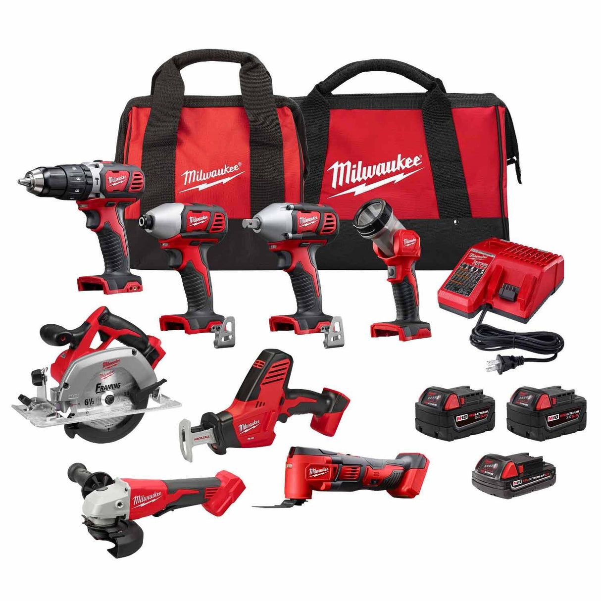 Milwaukee 2696-28 M18 8-Tool Combo Kit