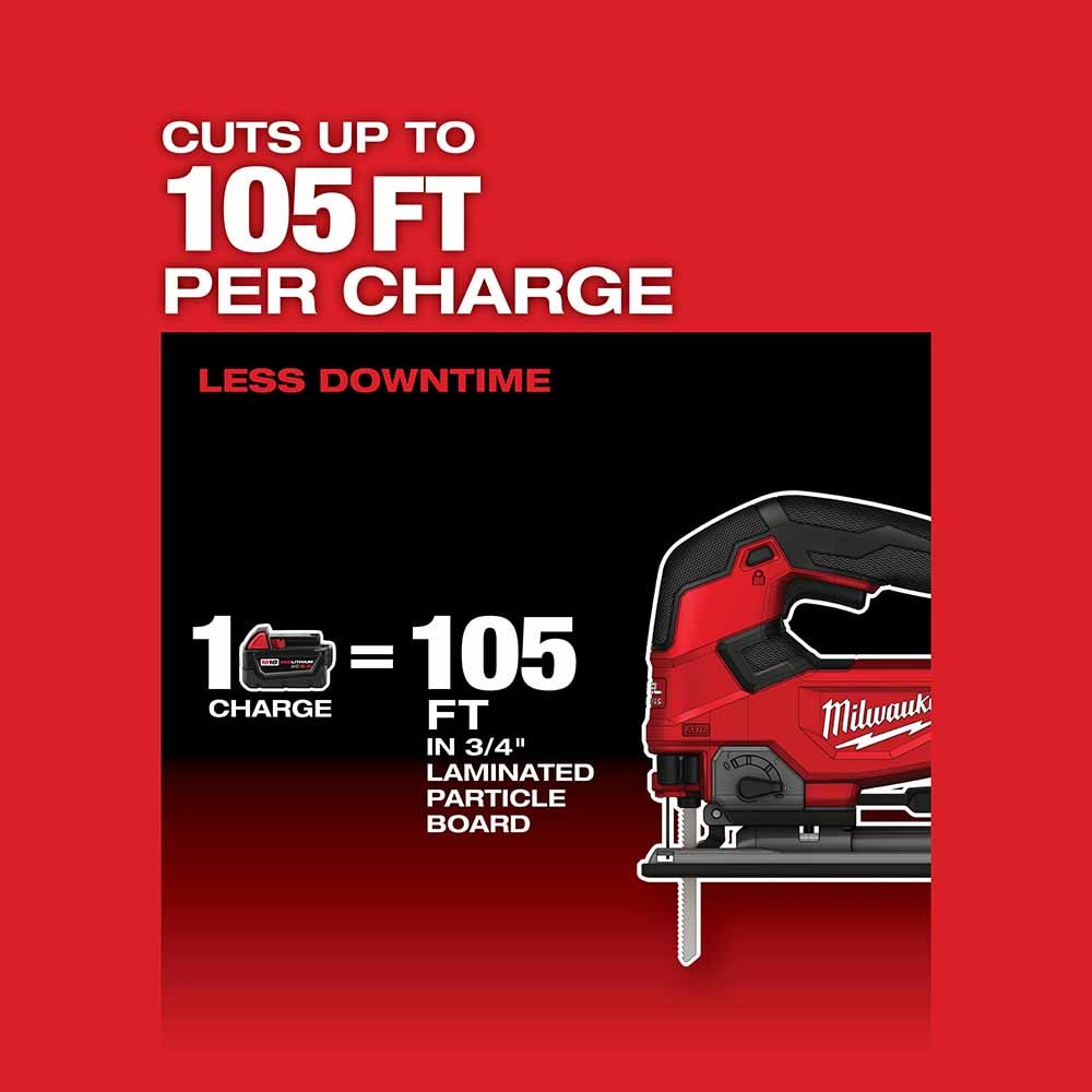 Milwaukee 2737-80 M18 FUEL D-Handle Jig Saw Bare Tool (Reconditioned) - 4