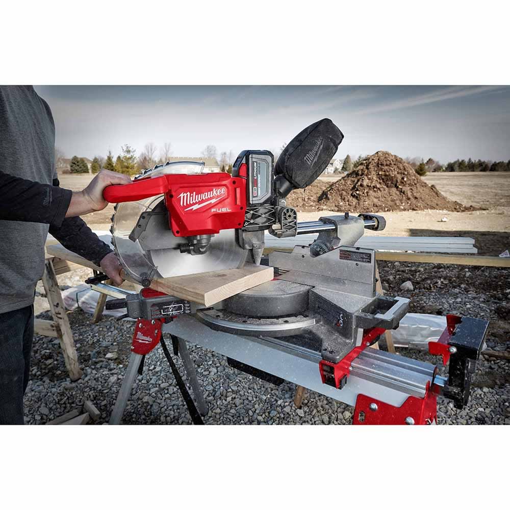 Milwaukee 2739-80 M18 FUEL 12" Dual Bevel Sliding Compound Miter Saw - Bare Tool (Reconditioned) - 10