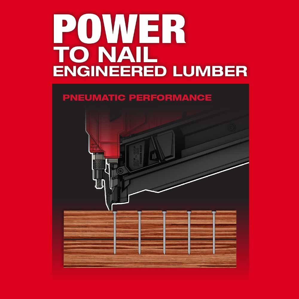 Milwaukee 2744-20 M18 FUEL™ 21 Degree Framing Nailer - 8