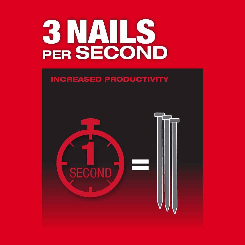 Milwaukee 2744-20 M18 FUEL™ 21 Degree Framing Nailer - 9