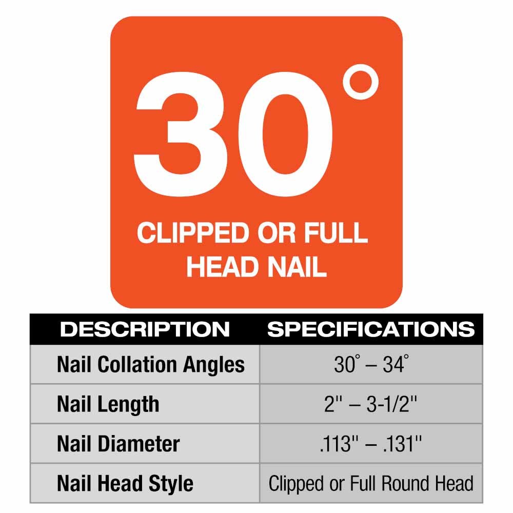 Milwaukee 2745-20 M18 FUEL™ 30 Degree Framing Nailer - 3