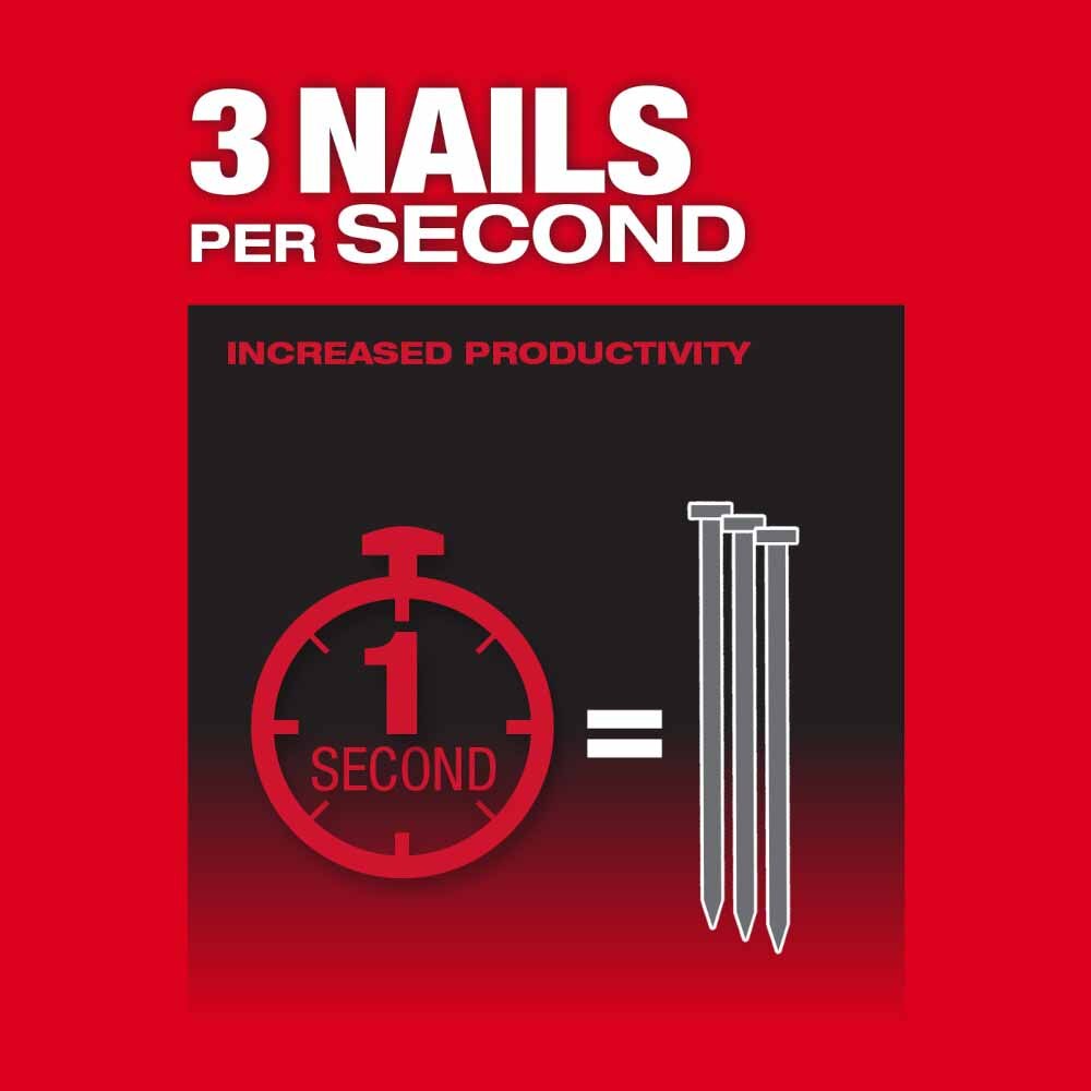Milwaukee 2745-20 M18 FUEL™ 30 Degree Framing Nailer - 9