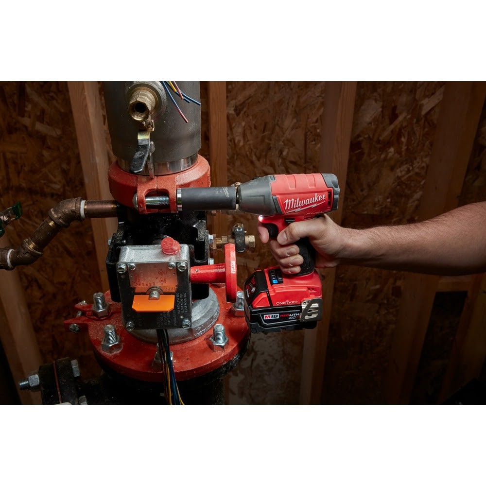 Milwaukee 2759-80 M18 FUEL 1/2" Compact Impact Wrench with Pin Detent with ONE-KEY Bare Tool (Reconditioned) - 10