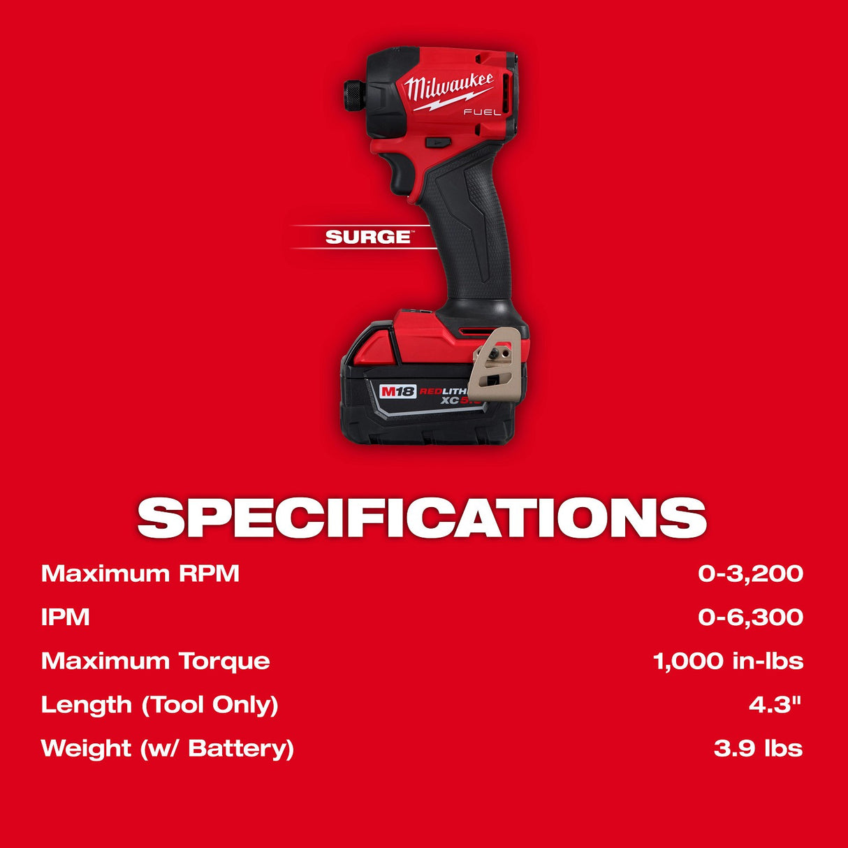 Milwaukee 2761-22 M18 FUEL SURGE 1/4" Hex Hydraulic Driver Kit - 11