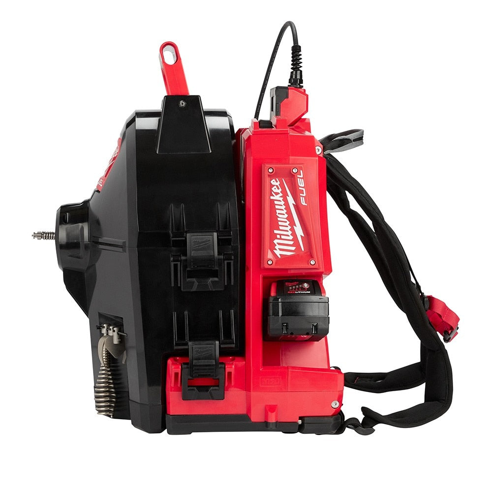 Milwaukee 2775B-211 M18 Fuel Switch Pack Sectional Drum System Drain Cleaner Kit-B - 4