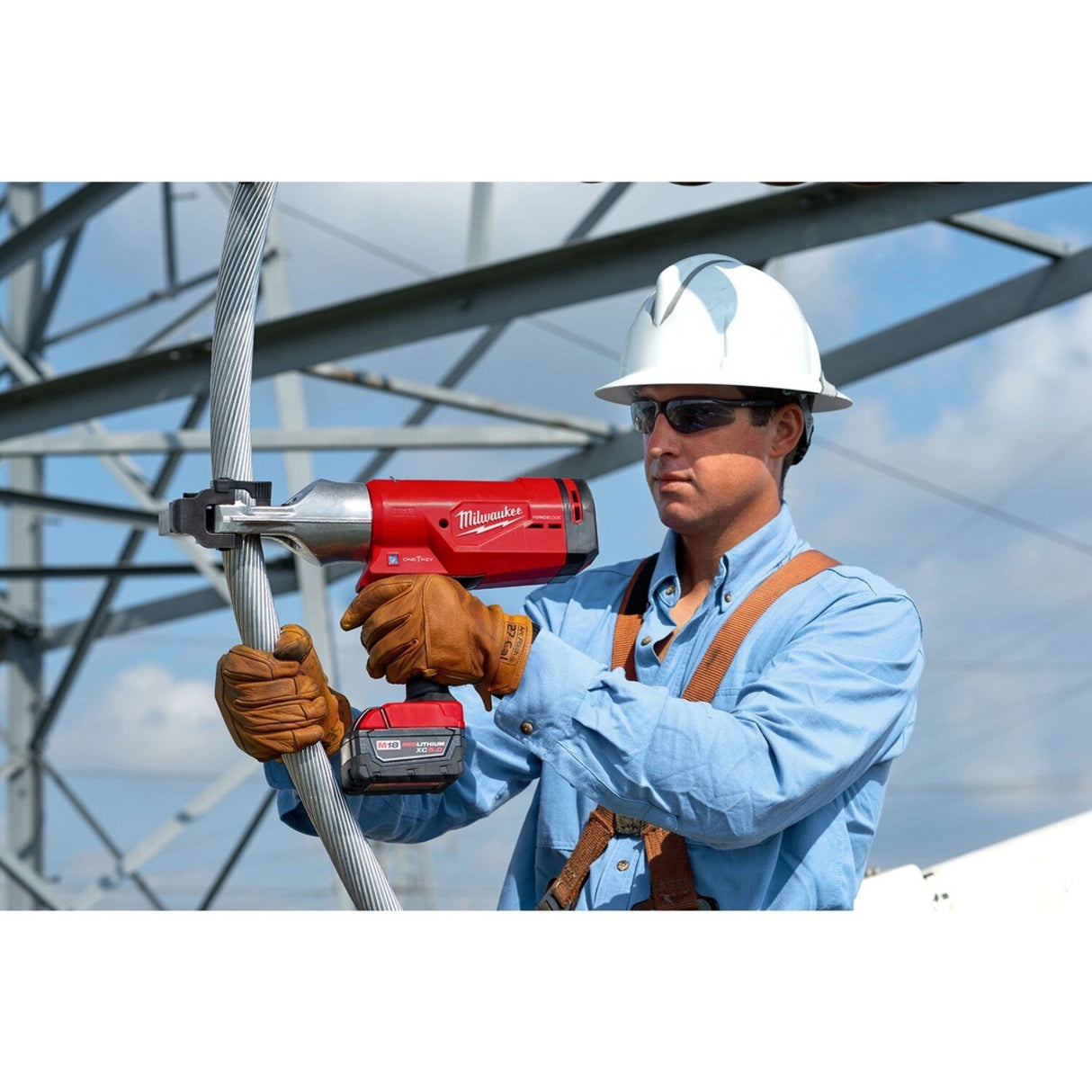 Milwaukee 2777-20 M18 FORCE LOGIC 1590 ACSR Cable Cutter Tool Only - 4