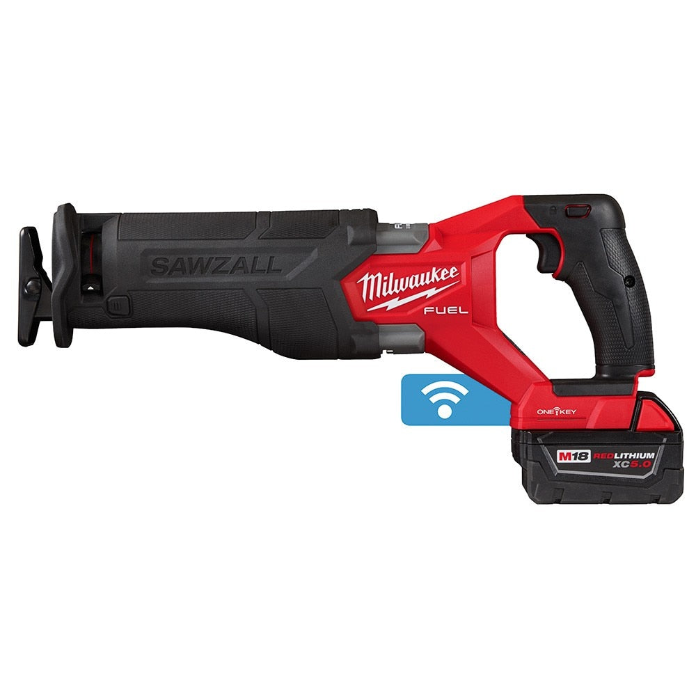 Milwaukee 2822-22 M18 FUEL™ SAWZALL® Recip Saw W/ One-Key™- 2 battery XC5.0 Kit - 3