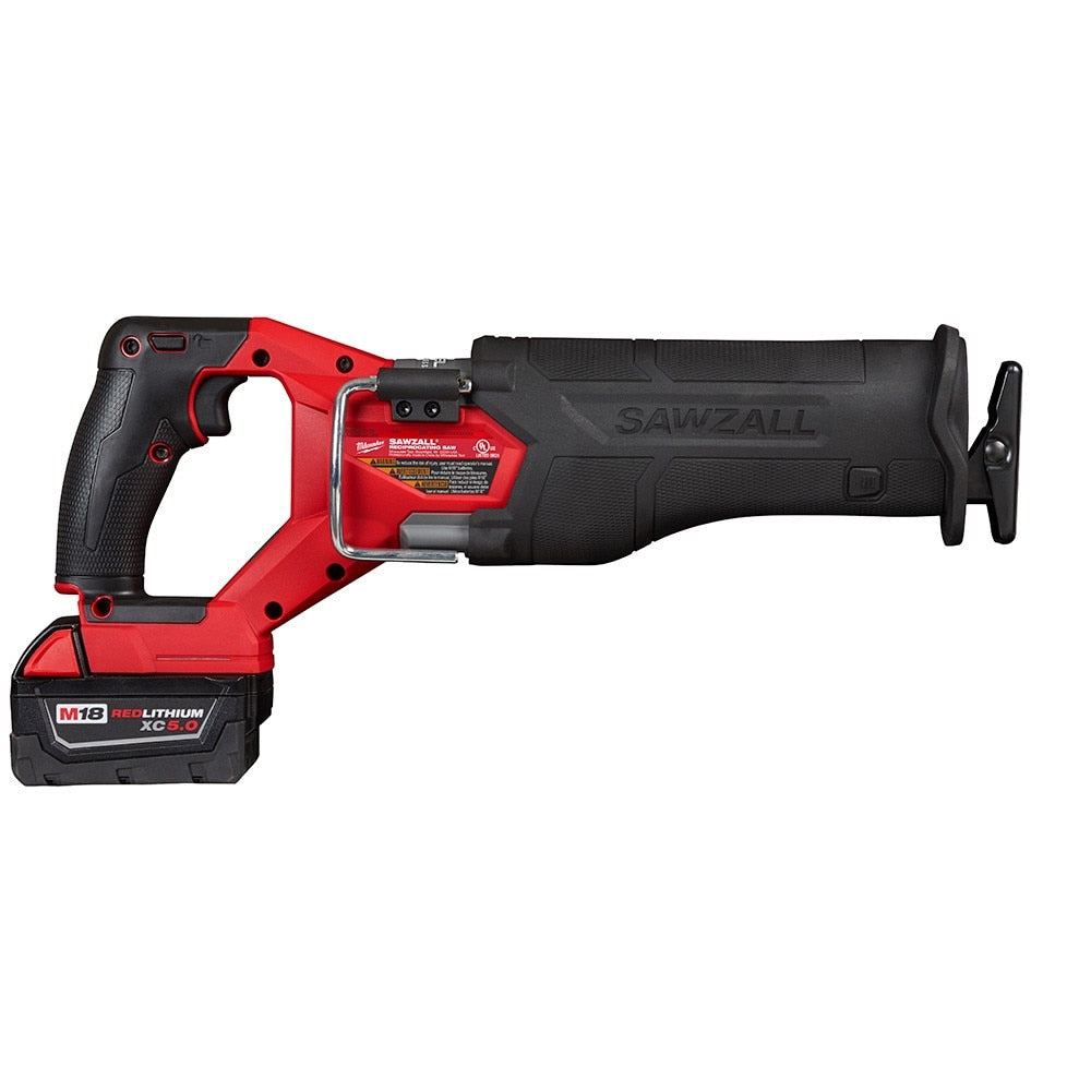 Milwaukee 2822-22 M18 FUEL™ SAWZALL® Recip Saw W/ One-Key™- 2 battery XC5.0 Kit - 5