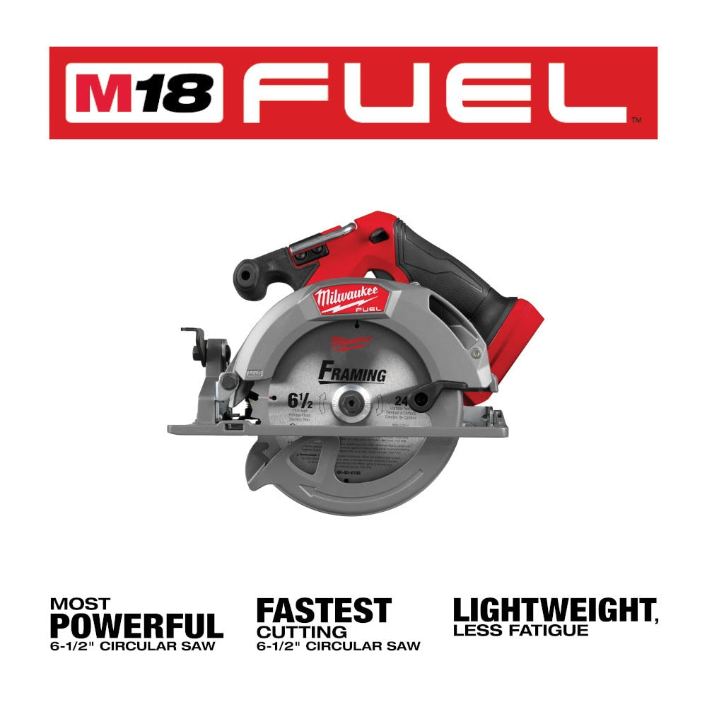 Milwaukee 2833-20 M18 FUEL 6-1/2" Circular Saw - 2