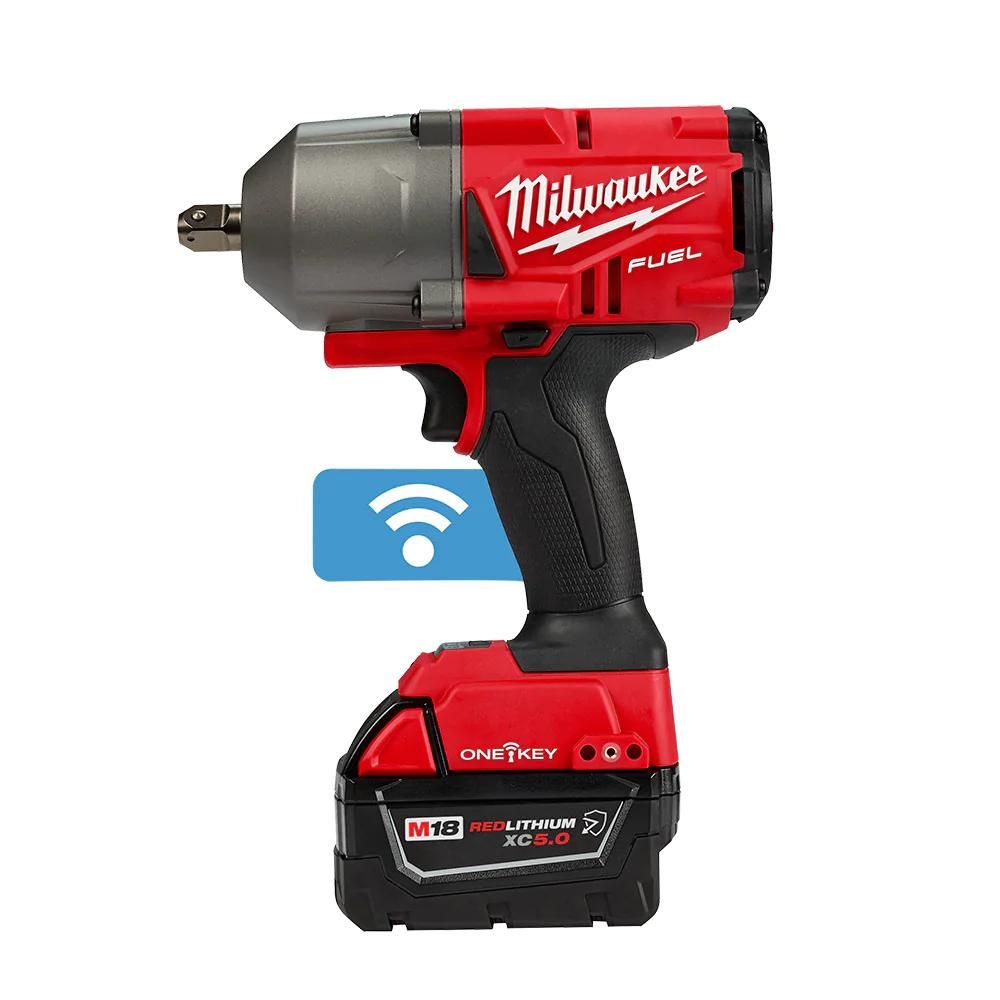 Milwaukee 2862-22R M18 FUEL w/ ONE-KEY High Torque Impact Wrench 1/2" Pin Detent Kit - 4