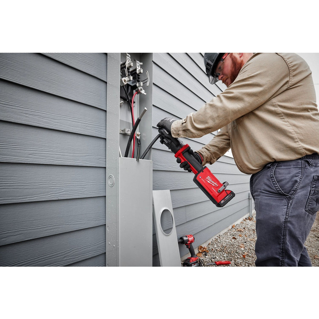 Milwaukee 2876-20 M18 FORCE LOGIC 11T Dieless Latched Linear Utility Crimper Tool Only - 9