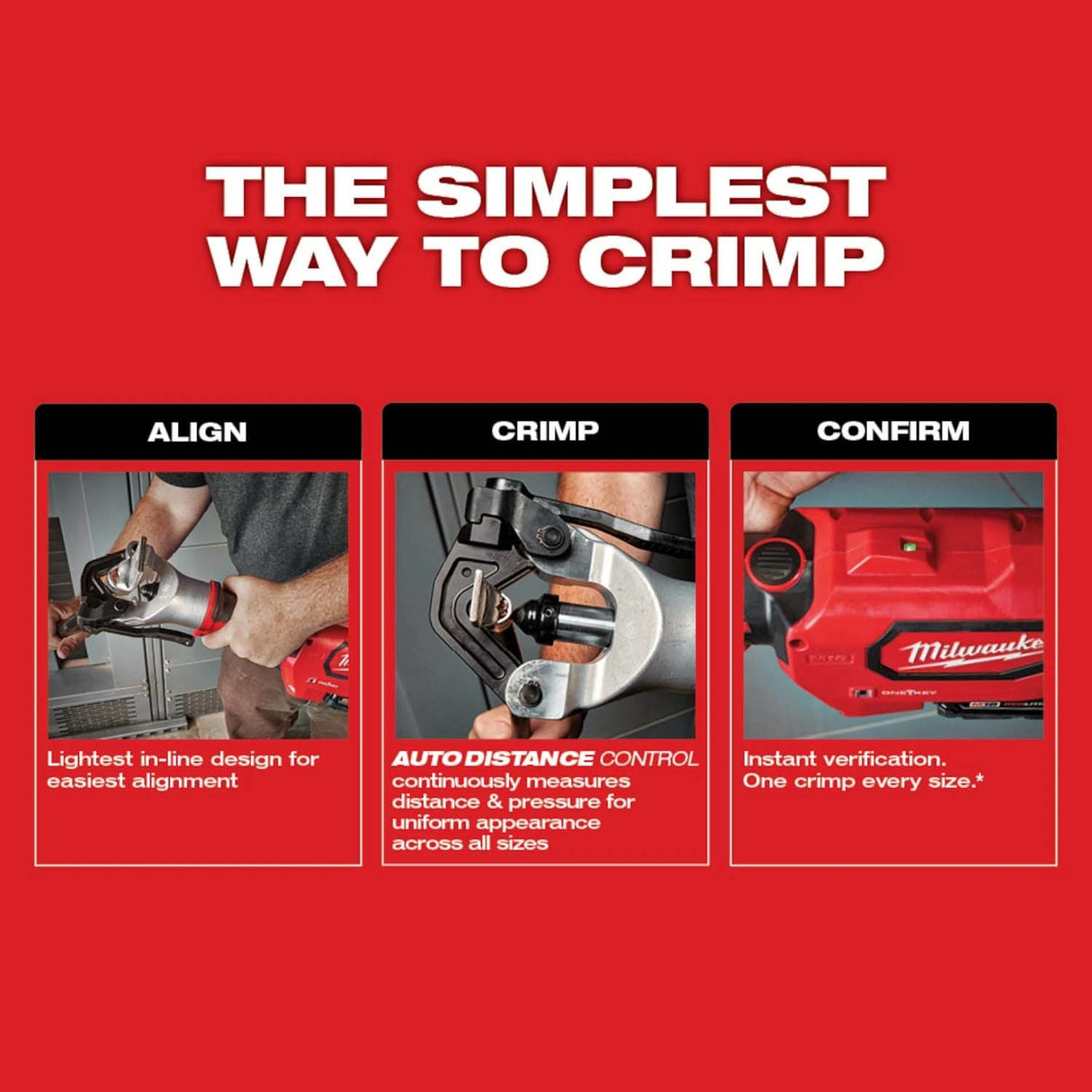 Milwaukee 2877-20 M18 FORCE LOGIC 750 MCM Dieless Crimper Bare Tool - 6