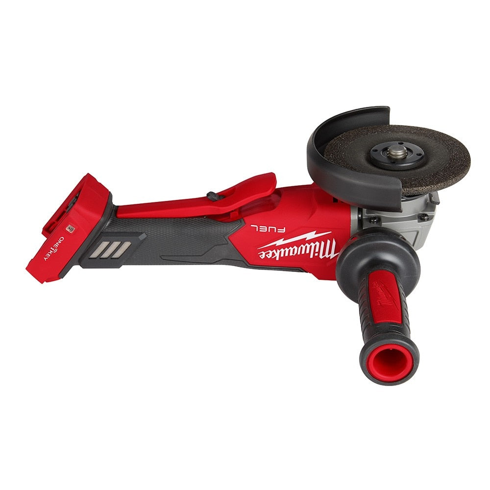 Milwaukee 2882-20 M18 FUEL™ 4-1/2" / 5" Braking Grinder w/ ONE-KEY™ Paddle Switch, No-Lock - 18