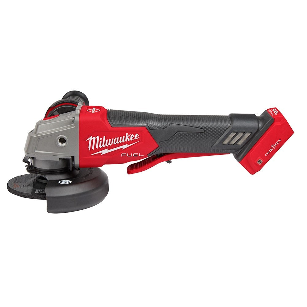 Milwaukee 2882-20 M18 FUEL™ 4-1/2" / 5" Braking Grinder w/ ONE-KEY™ Paddle Switch, No-Lock - 9