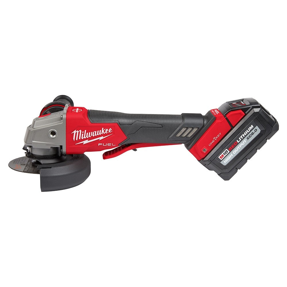 Milwaukee 2882-22 M18 FUEL™ 4-1/2" / 5" Braking Grinder w/ ONE-KEY™ Paddle Switch, No-Lock Kit - 9
