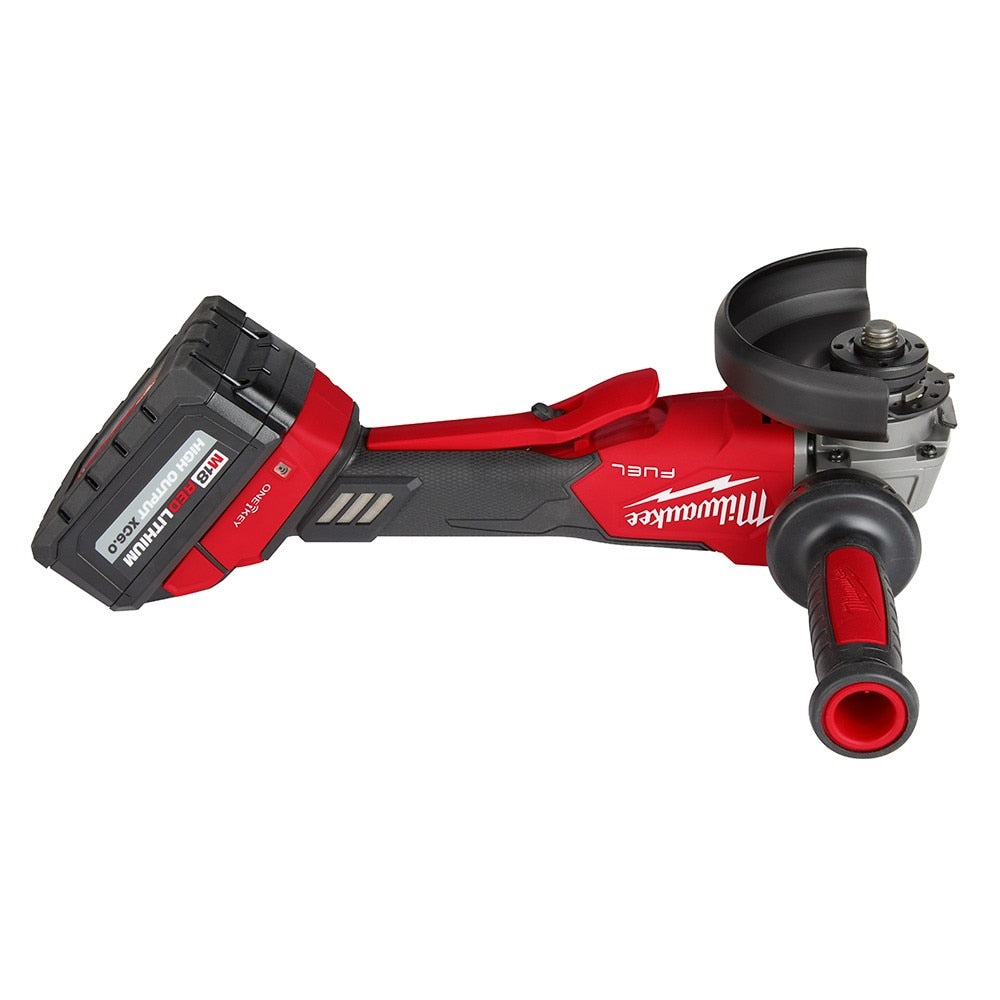 Milwaukee 2882-22 M18 FUEL™ 4-1/2" / 5" Braking Grinder w/ ONE-KEY™ Paddle Switch, No-Lock Kit - 13