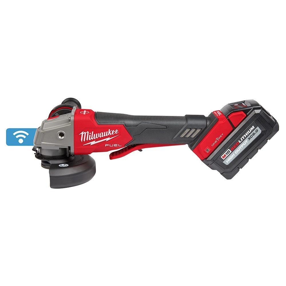 Milwaukee 2882-22 M18 FUEL™ 4-1/2" / 5" Braking Grinder w/ ONE-KEY™ Paddle Switch, No-Lock Kit - 3