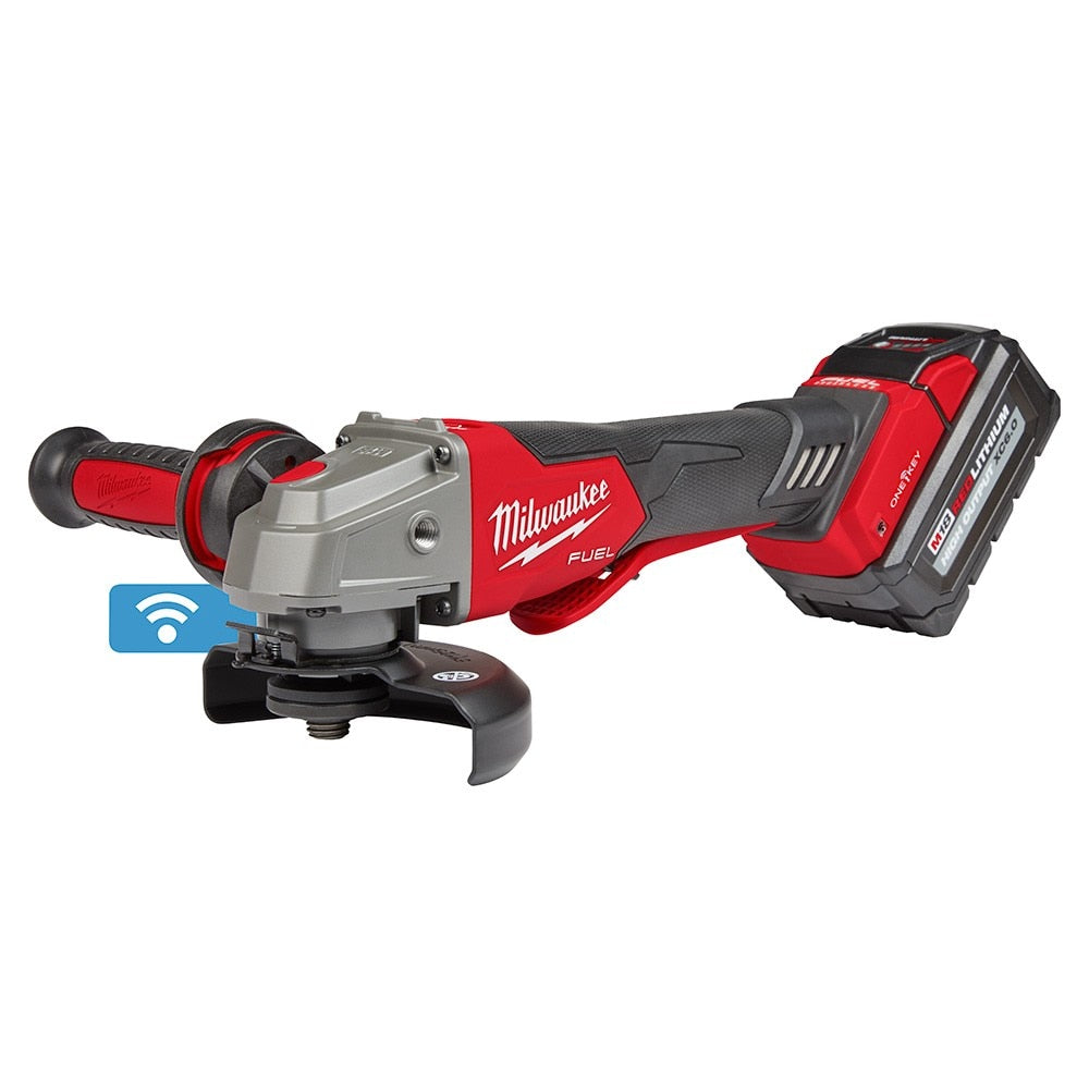 Milwaukee 2882-22 M18 FUEL™ 4-1/2" / 5" Braking Grinder w/ ONE-KEY™ Paddle Switch, No-Lock Kit - 4