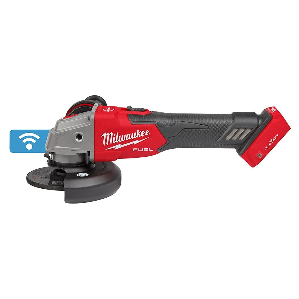 Milwaukee 2883-20 M18 FUEL™ 4-1/2" / 5" Braking Grinder w/ ONE-KEY™ Slide Switch, Lock-On - 11