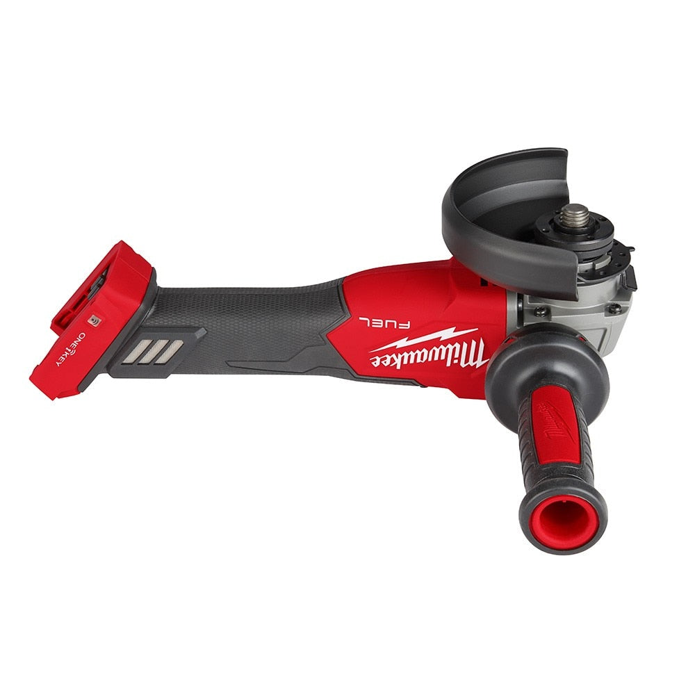 Milwaukee 2883-20 M18 FUEL™ 4-1/2" / 5" Braking Grinder w/ ONE-KEY™ Slide Switch, Lock-On - 17