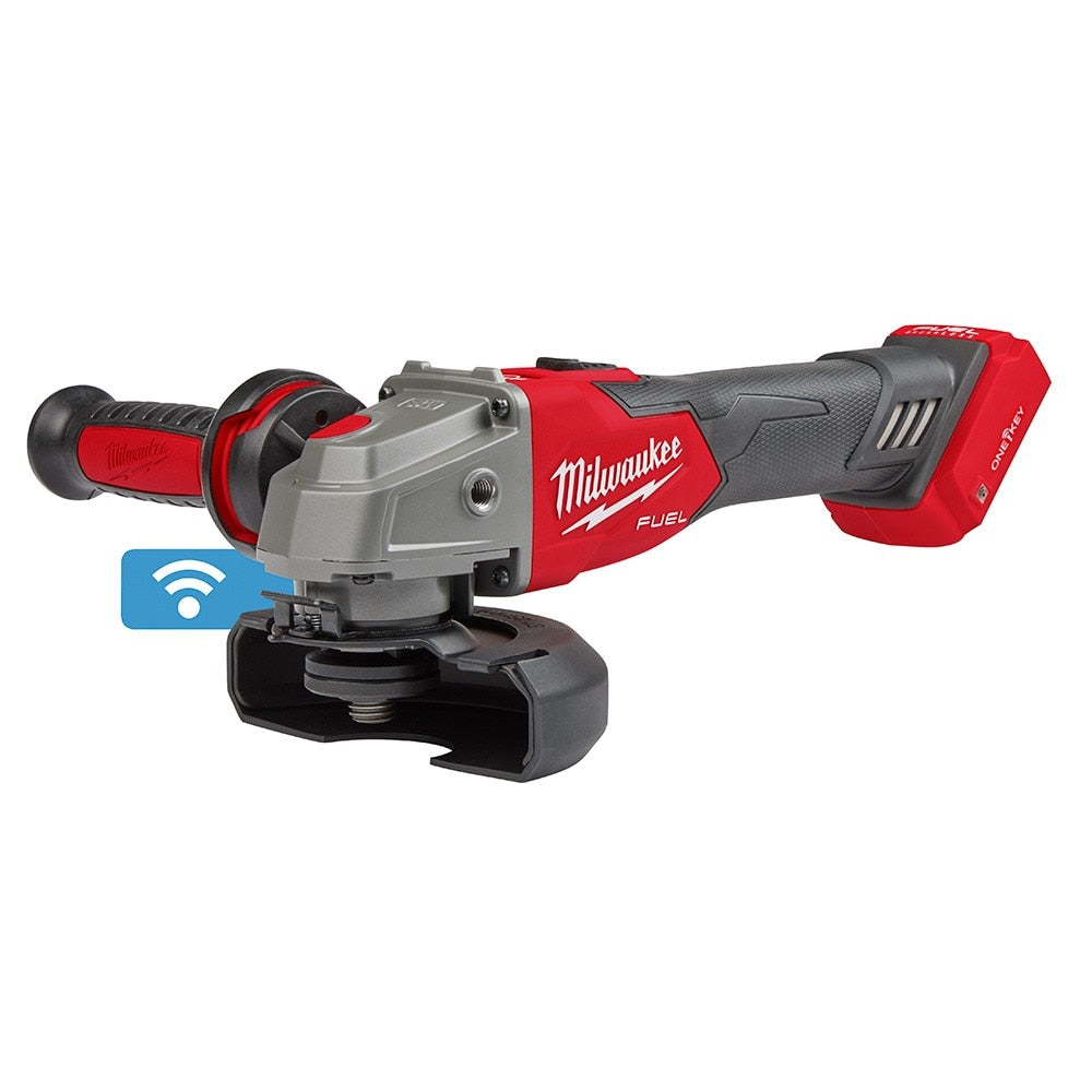 Milwaukee 2883-20 M18 FUEL™ 4-1/2" / 5" Braking Grinder w/ ONE-KEY™ Slide Switch, Lock-On - 8