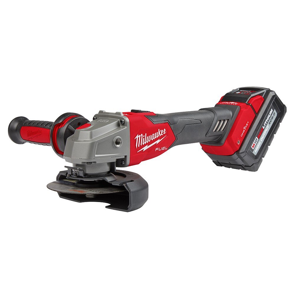 Milwaukee 2883-22 M18 FUEL™ 4-1/2" / 5" Braking Grinder w/ ONE-KEY™ Slide Switch, Lock-On Kit - 11