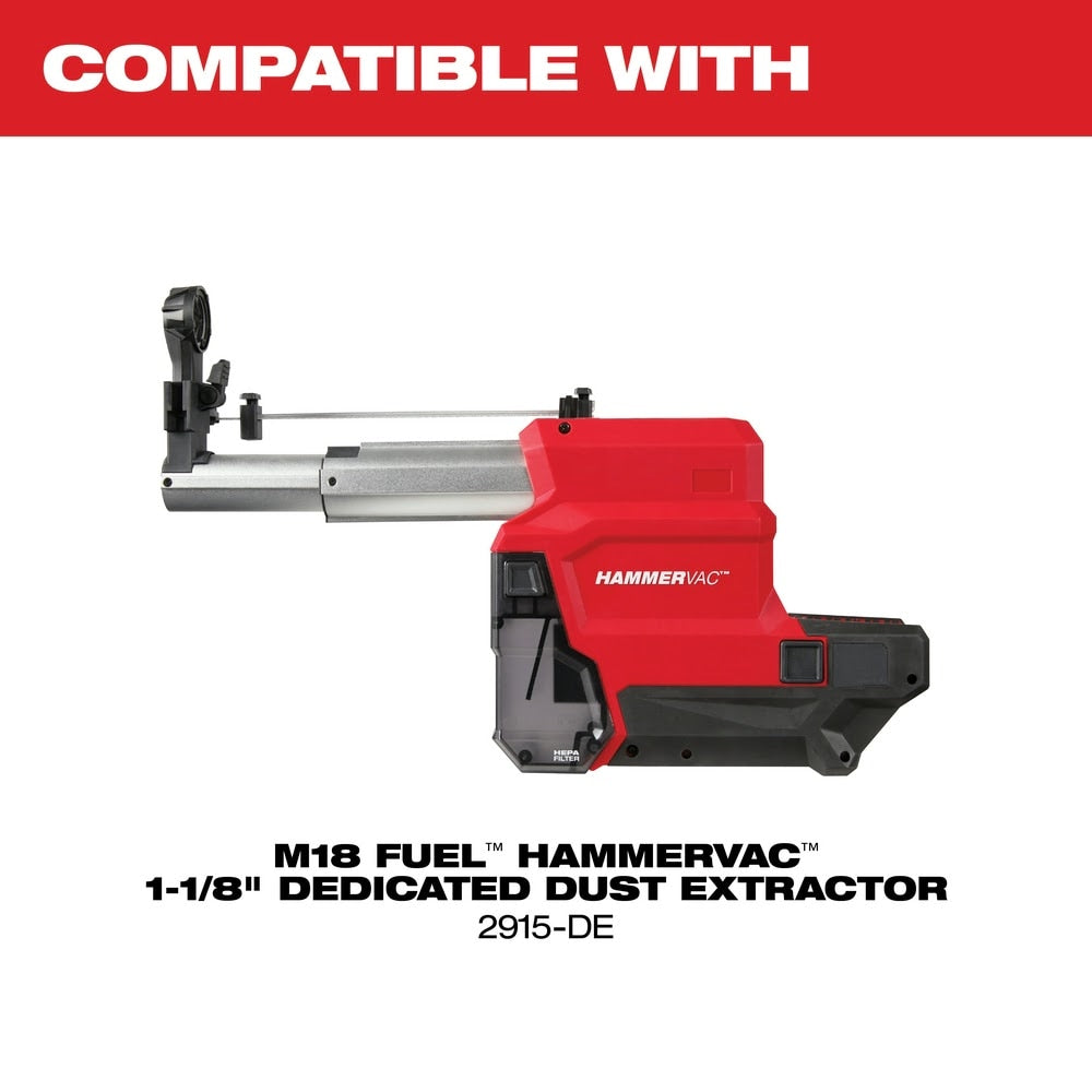 Milwaukee 2915-20 M18 FUEL 1-1/8 SDS Plus Rotary Hammer Bare Tool - 24