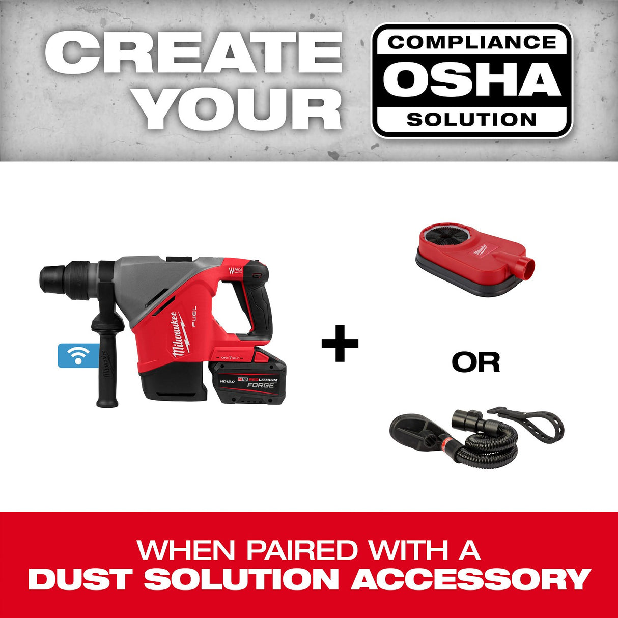 Milwaukee 2917-20 M18 FUEL 1-9/16" SDS Max Rotary Hammer with ONE-KEY - 8