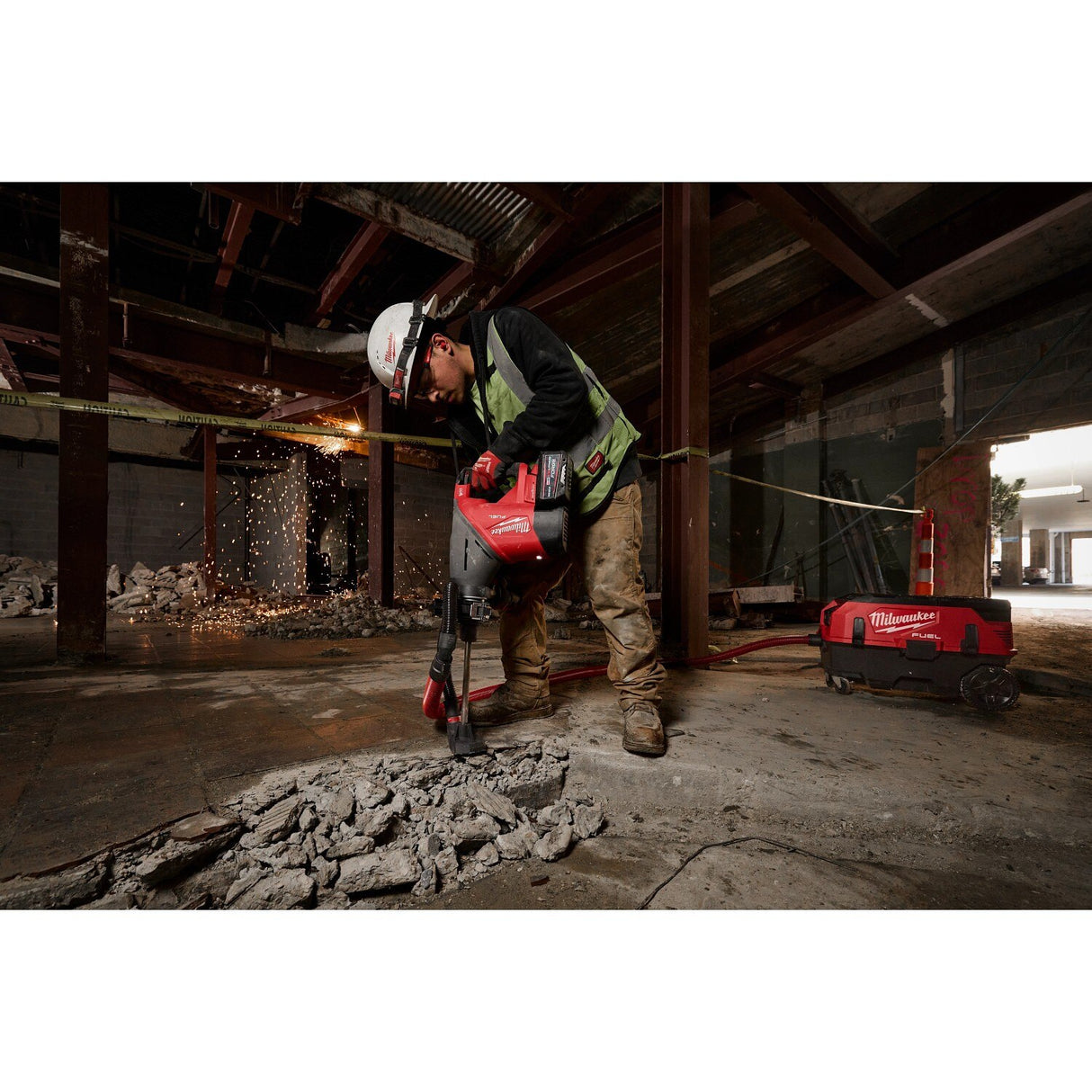 Milwaukee 2918-20 M18 FUEL 1-3/4" SDS MAX Rotary Hammer with ONE-KEY - 12