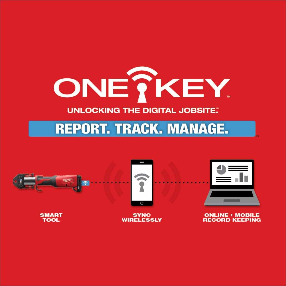 Milwaukee 2922-82 M18 FORCE LOGIC Press Tool w/ One-Key (Reconditioned) - 9