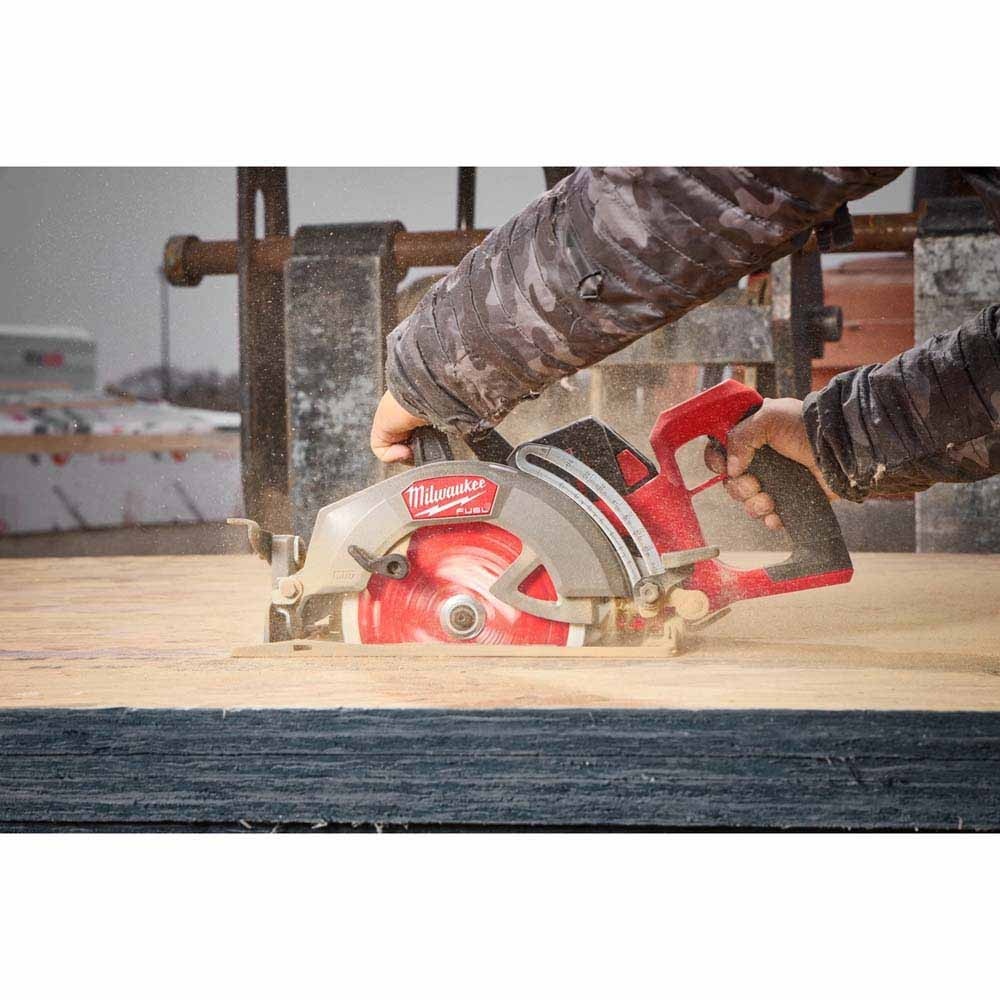 Milwaukee 2930-20 M18 FUEL 7-1/4" Rear Handle Circular Saw – Cordless, 2-5/8" Cut Capacity - 6