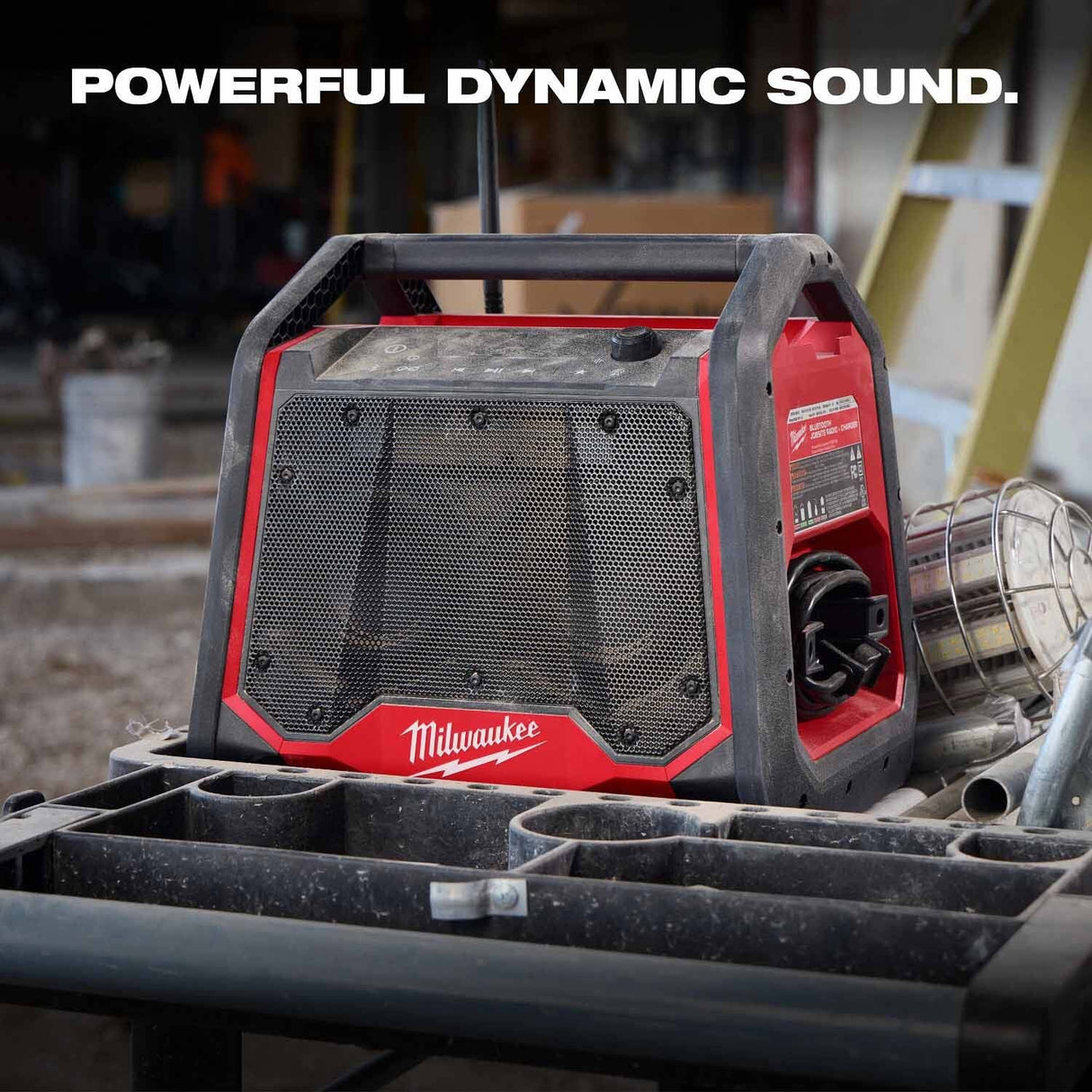 Milwaukee 2956-20 M18 Bluetooth Jobsite Radio and Charger with AUDIO-LINK and USB-C - 2