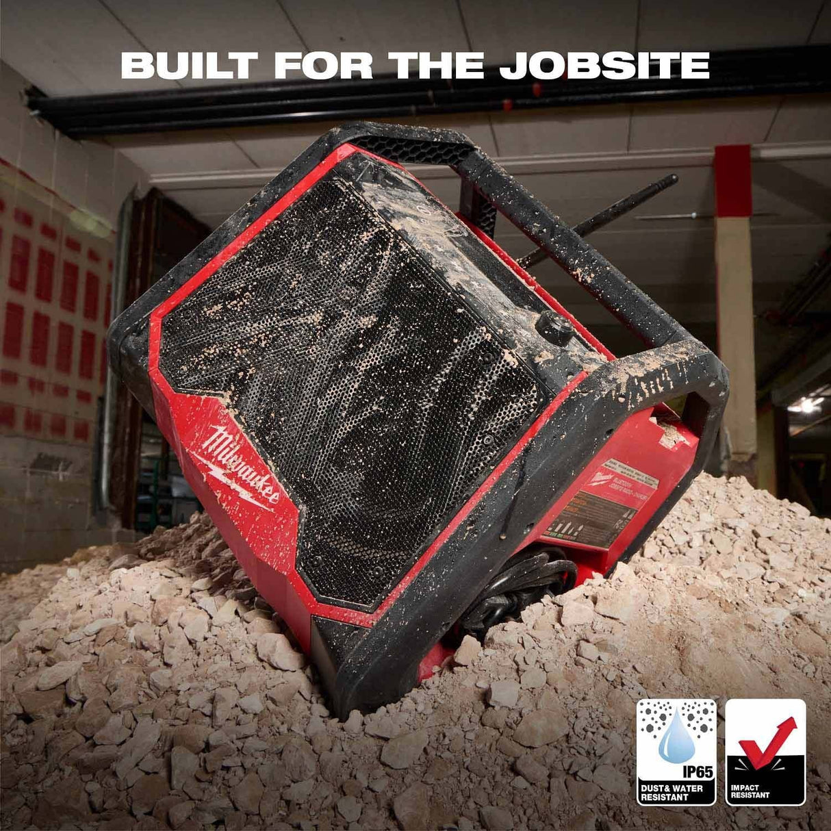 Milwaukee 2956-20 M18 Bluetooth Jobsite Radio and Charger with AUDIO-LINK and USB-C - 9