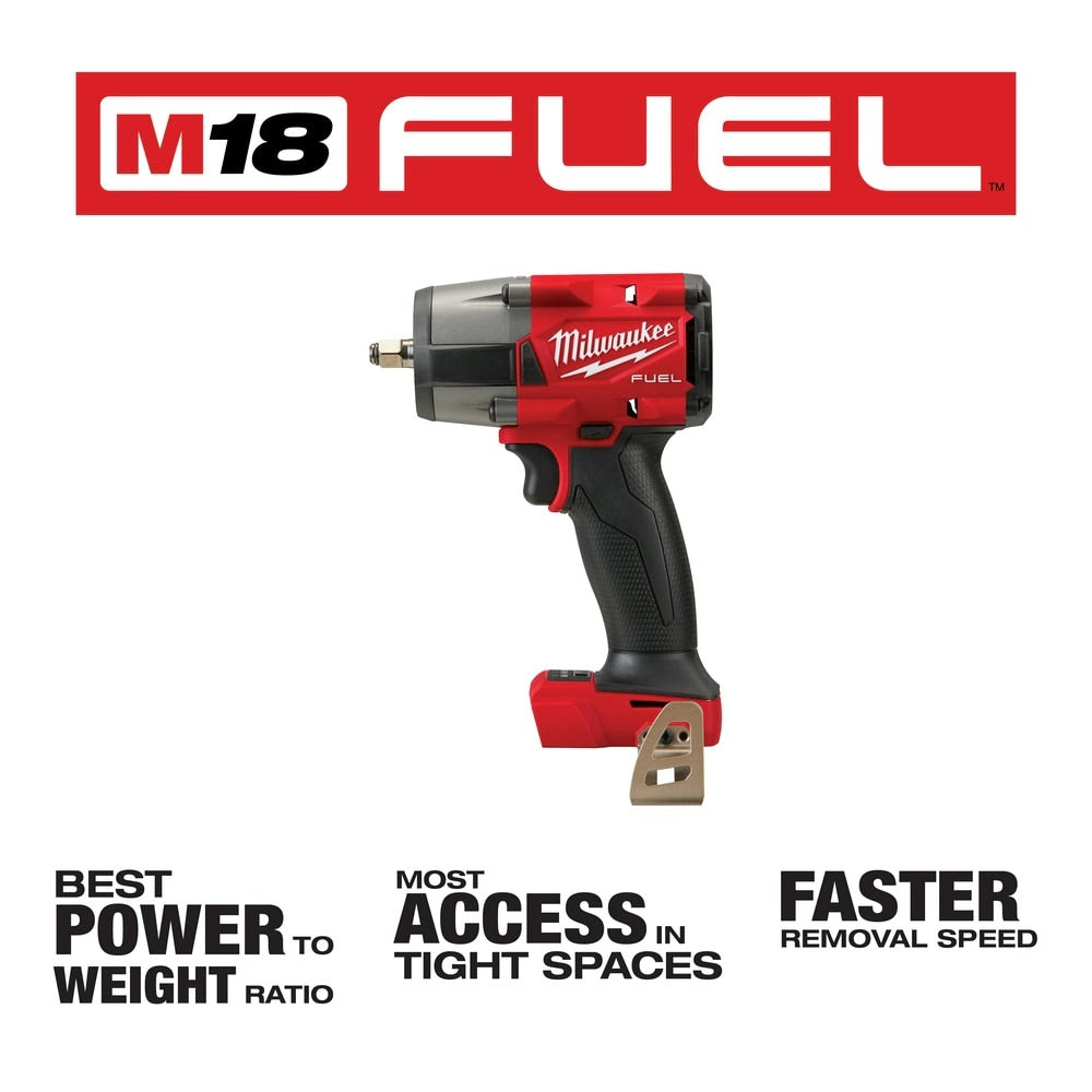 Milwaukee 2960-20 "M18 FUEL™ 3/8 " Mid-Torque Impact Wrench w/ Friction Ring Bare Tool " - 3