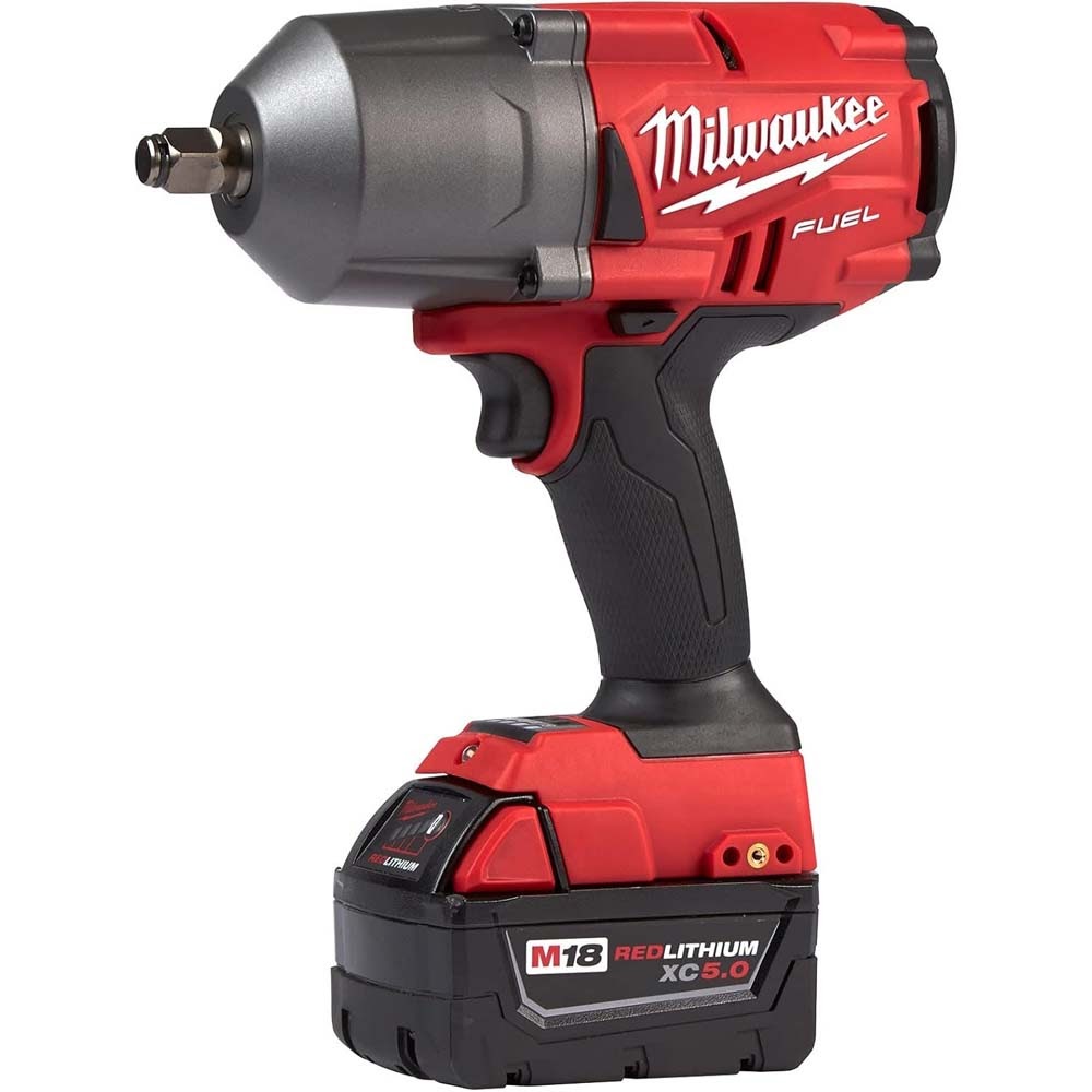 Milwaukee 2988-22 M18 FUEL 1/2 in. and 3/8 in. Impact Wrench Combo Kit with Batteries and Charger (2 Pack) - 2