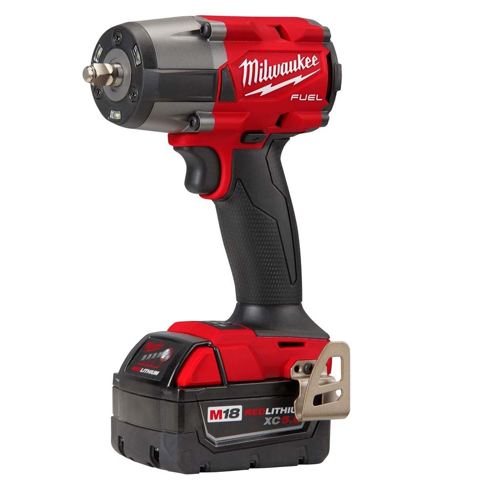 Milwaukee 2988-22 M18 FUEL 1/2 in. and 3/8 in. Impact Wrench Combo Kit with Batteries and Charger (2 Pack) - 3