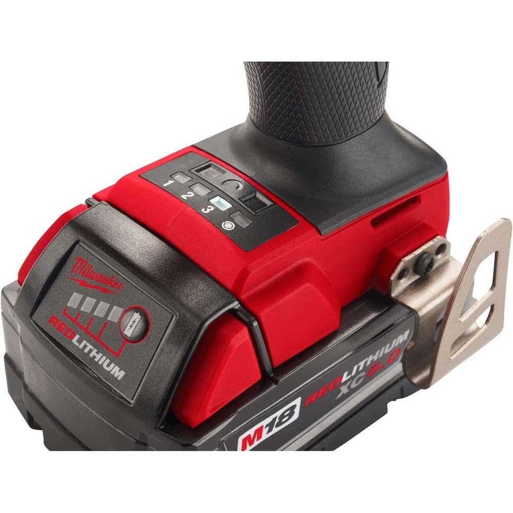 Milwaukee 2988-22 M18 FUEL 1/2 in. and 3/8 in. Impact Wrench Combo Kit with Batteries and Charger (2 Pack) - 5