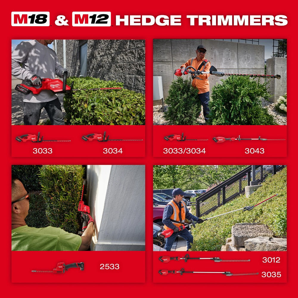 Milwaukee 3033-20 M18 FUEL 24" Hedge Trimmer - 9
