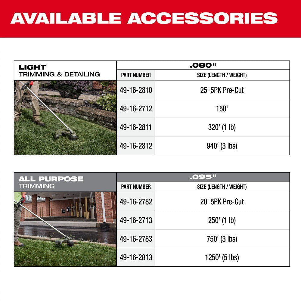 Milwaukee 3046-21HD M18 FUEL 16" String Trimmer Kit - 14