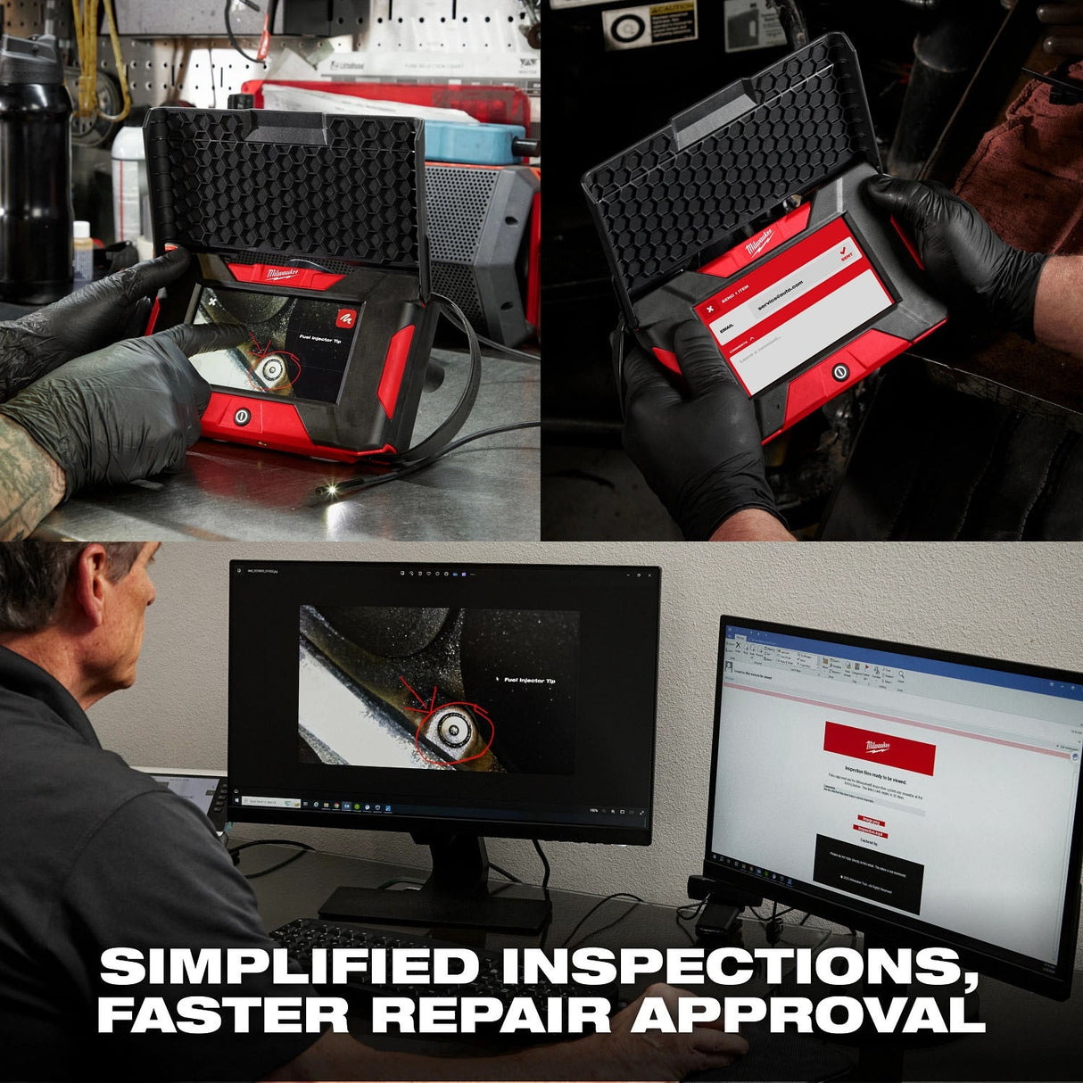 Milwaukee 3151-21 M12 Auto Shop Borescope with Wi-Fi File Sharing Kit - 3