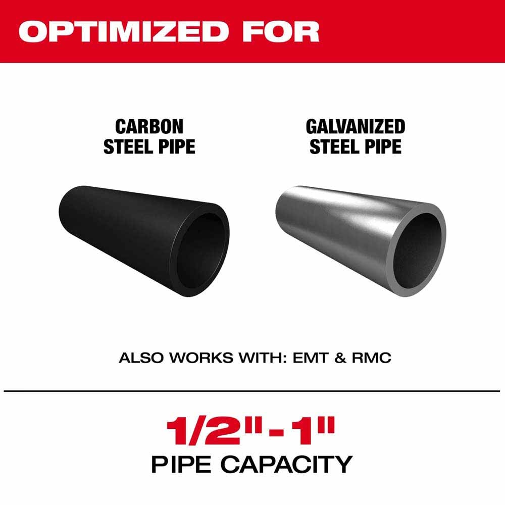 Milwaukee 3469-20 M18 FUEL ½”-1” Steel Pipe Cutter - 4